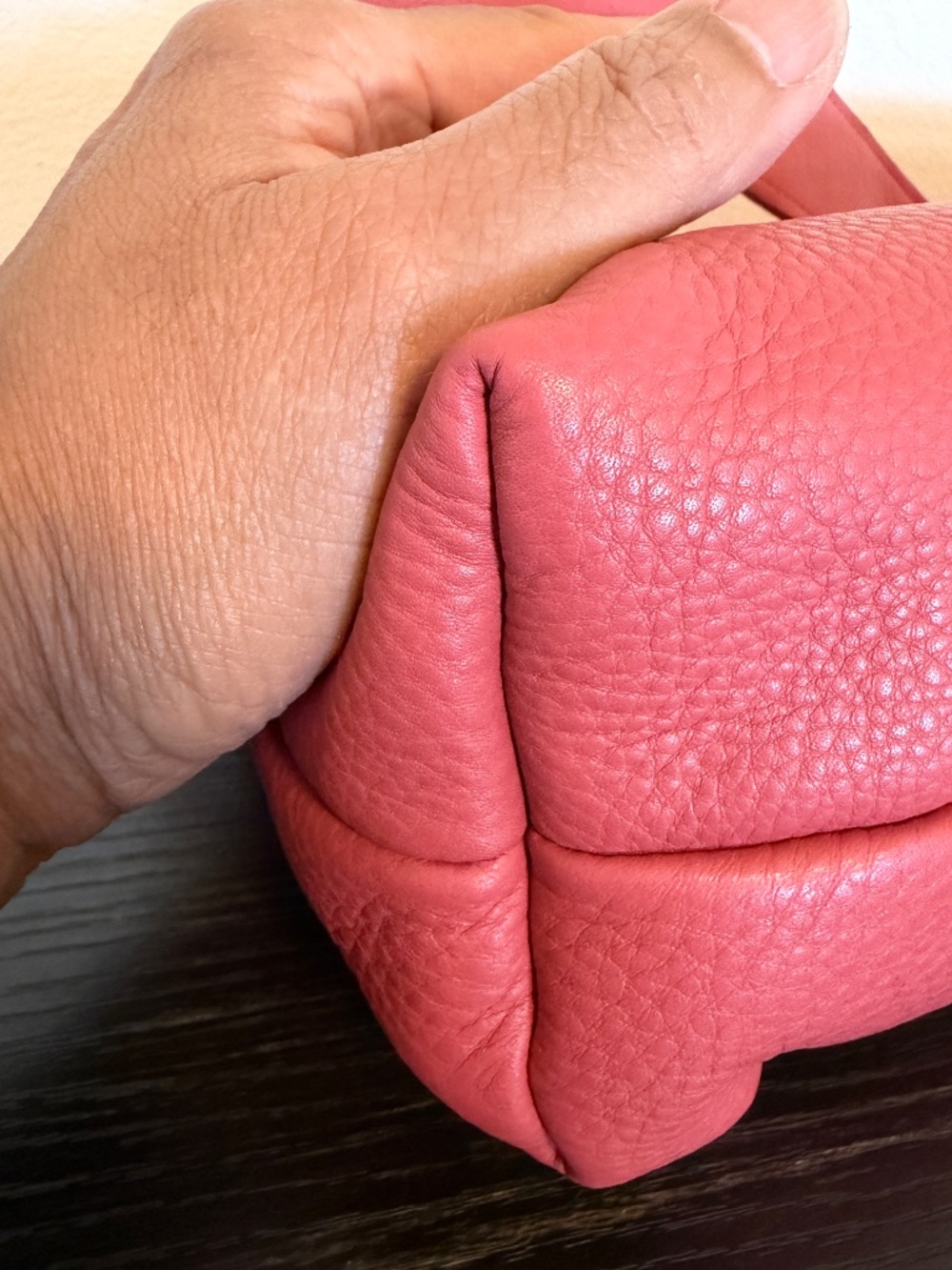 🌸 NWT Hammitt VIP Medium Crossbody - Rogue Pink Leather & Brushed Gold Rivets! - Picture 6 of 11